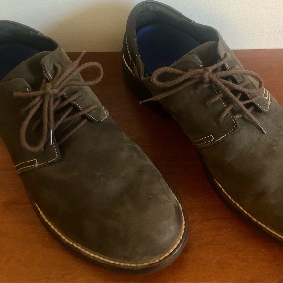 NAOT Men’s Chief Flat Light Brown Suede Leather - Size 9 - Picture 1 of 4
